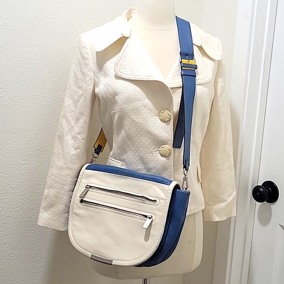 MARC by Marc Jacobs  White/Blue Crossbody - Picture 2 of 16
